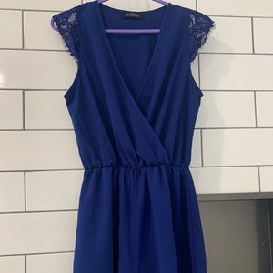 Blue romper